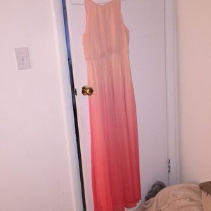 Long ombré dress